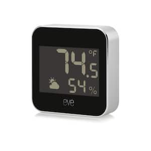 Weather – Smart Weather Station, Temp./Humidity/Barometric Pressure, IPX4 Water Resistant, Works w/ Apple Home (Black)