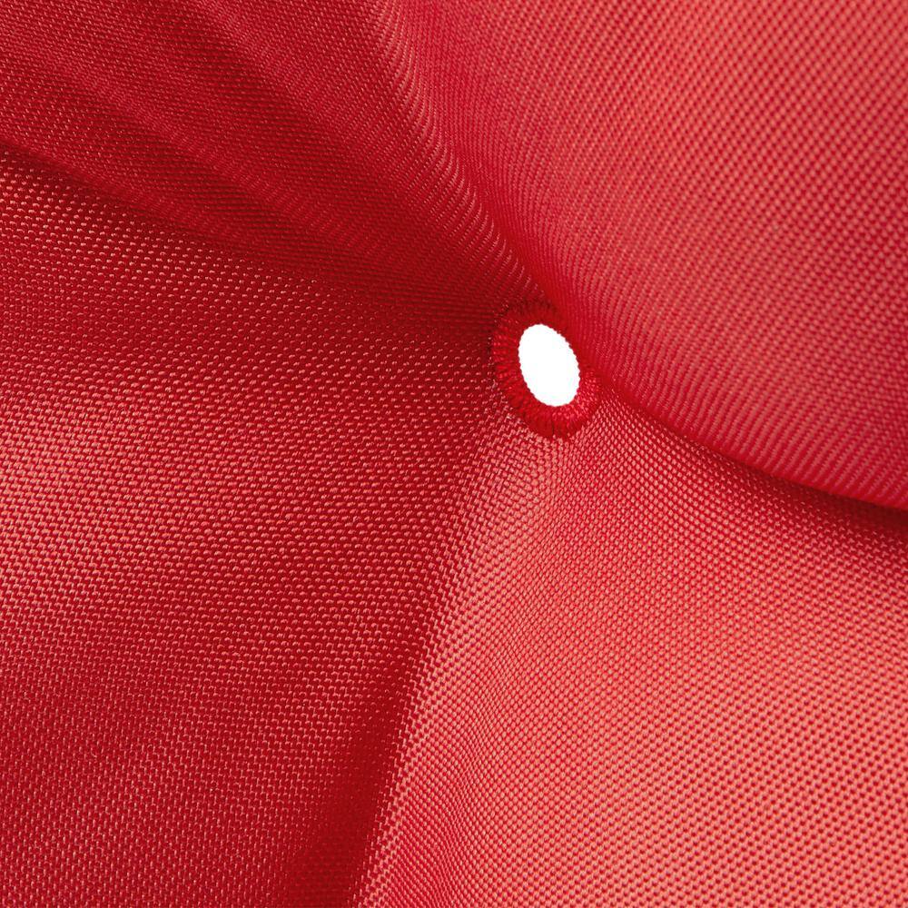 Duck Covers Red Water-Resistant Polyester Outdoor Bench Cushion