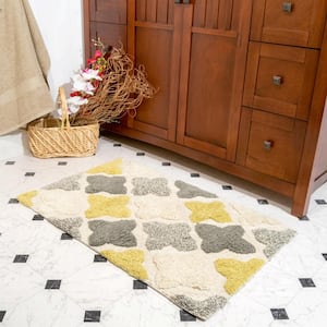 Alloy Moroccan Tiles Willow 21 in. x 34 in. 2-Piece Bath Rug Set
