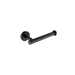 3-Piece Stainless Steel Bath Hardware Set with Mounting Hardware in Matte Black