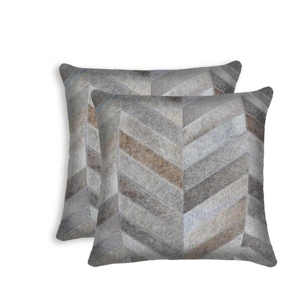 cowhide throw pillows