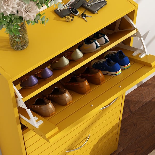 FUFU&GAGA 42.3 in. H x 22.4 in. W, Yellow Environment-Friendly