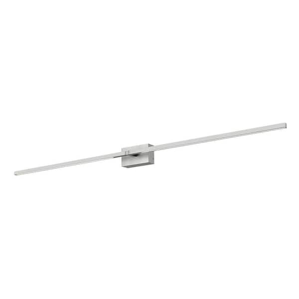KUZCO Pandora 50-in 1 Light 41-Watt Brushed Nickel Integrated LED Wall Sconce