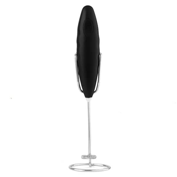 Zulay Kitchen Double Grip Handheld Milk Frother - Black