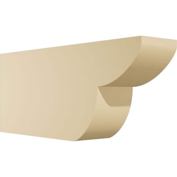 Ekena Millwork Standard Crestline 5 in. W x 10 in. H x 24 in. D Signature Urethane Rafter Tail Outlooker