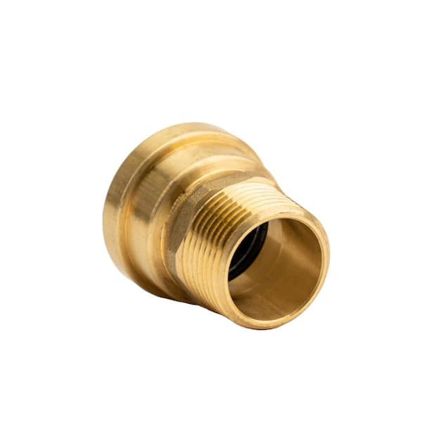 QUICKFITTING 1 in. Push-to-Connect x MIP Brass Adapter Fitting