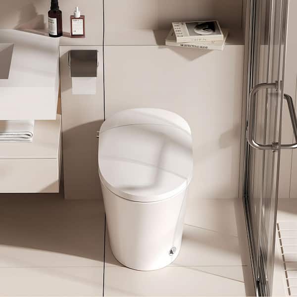 Hanikes 1-Piece 1/1.27 GPF High Efficiency Dual Flush
