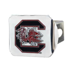 NCAA University of South Carolina Color Emblem on Chrome Hitch Cover