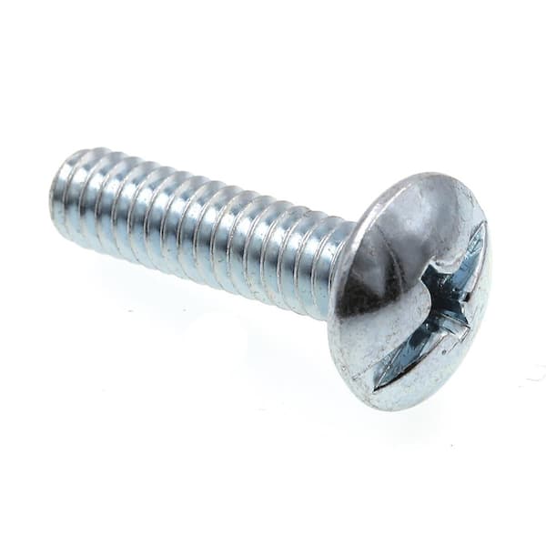 Prime-Line 1/4 in.-20 x 1 in. Zinc Plated Steel Truss Head Phillips/Slotted Combination Drive Machine Screws (100-Pack)