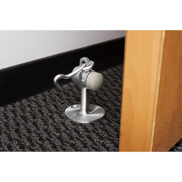 Universal Hardware 1-3/4 in. Satin Chrome Dome Floor Stop with Riser  UH40074 - The Home Depot