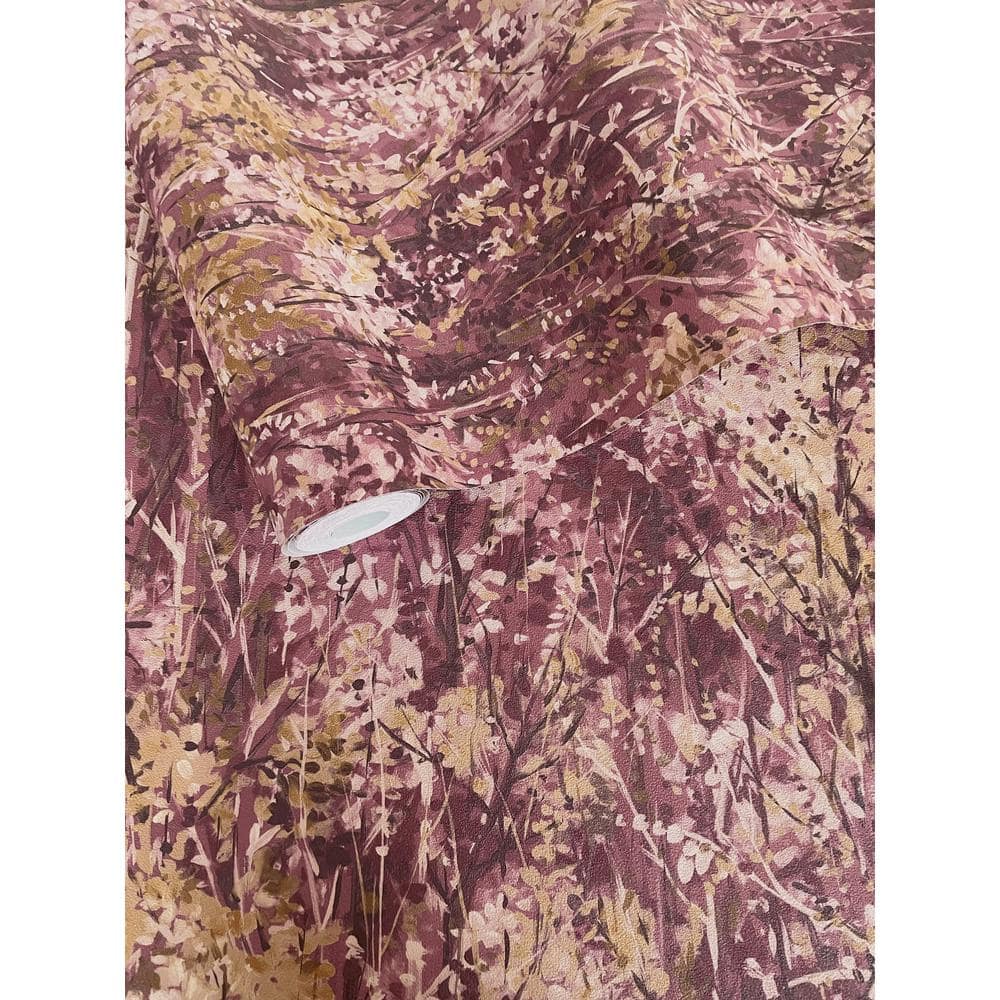 Purple Textured Tropical Forest Non-Pasted Wallpaper
