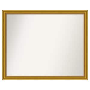 Townhouse Gold 43.75 in. x 35.75 in. Custom Non-Beveled Wood Framed Batthroom Vanity Wall Mirror