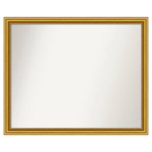 Townhouse Gold 43.75 in. x 35.75 in. Custom Non-Beveled Wood Framed Batthroom Vanity Wall Mirror