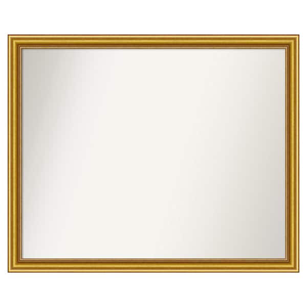 Amanti Art Townhouse Gold 43.75 in. x 35.75 in. Custom Non-Beveled Wood Framed Batthroom Vanity Wall Mirror