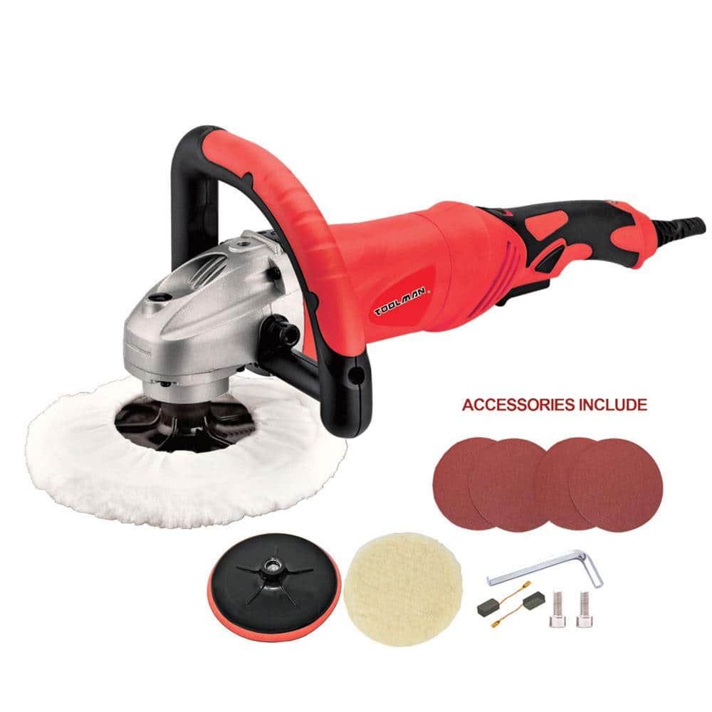 KITLUCK Buffer Polisher, 10A 7-Inch Rotary Polisher for Car Detailing,  1200W 7 Variable Speed Car Buffer Polisher Machine, Max 4800RPM, with Foam  Pad