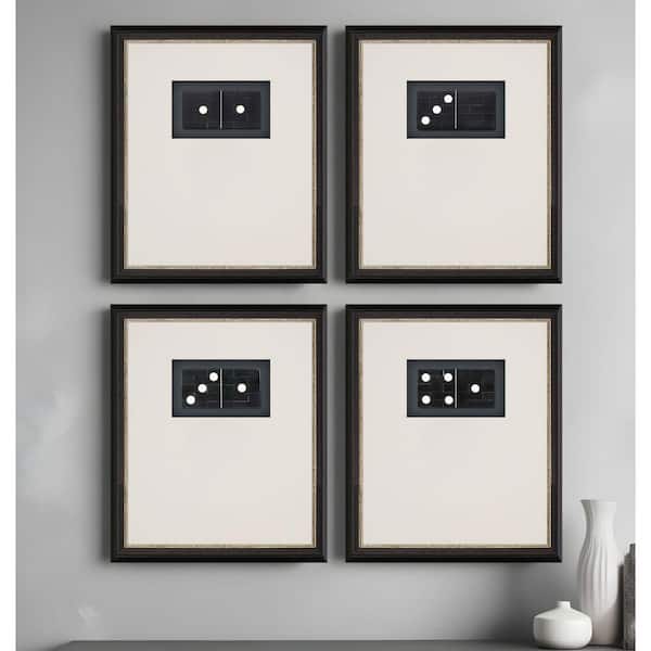 4 Piece Framed Graphic Print Entertainment 20.00 in. x 17.00 in.