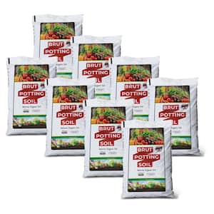 Organic Potting Soil, 1 CF, Indoor and Outdoor Container Plants, (8-Pack)