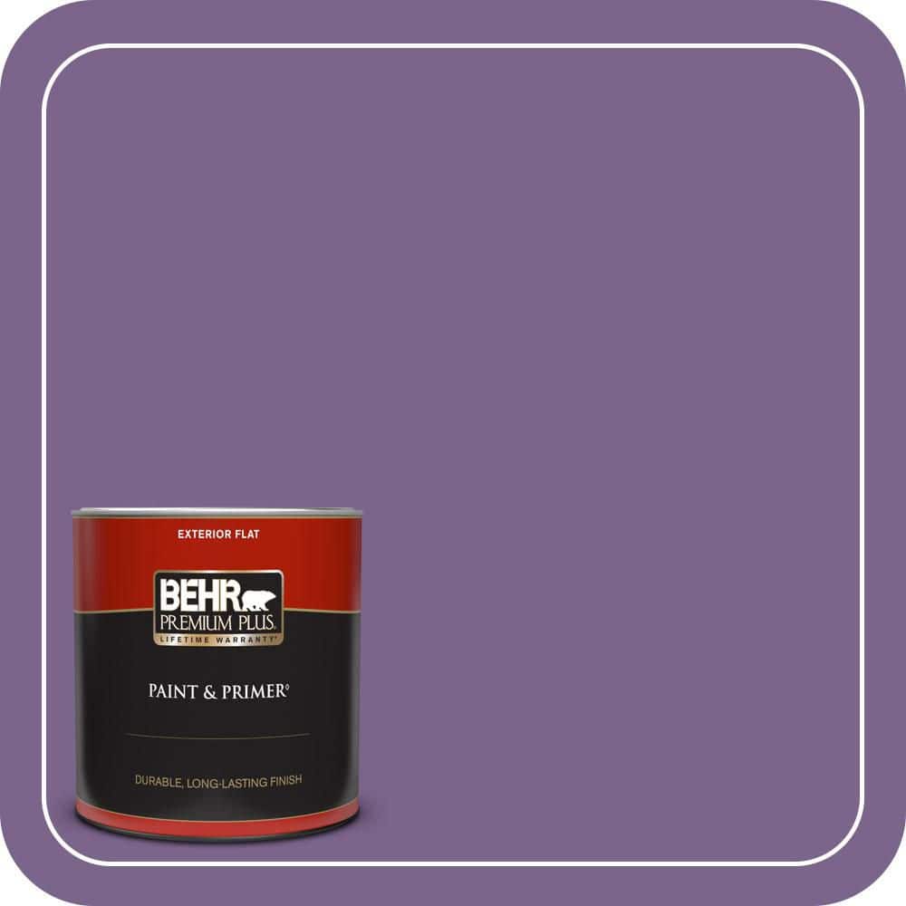 1 qt. #M570-6 Notorious Flat Exterior Paint & Primer price history on PriceWatchPro