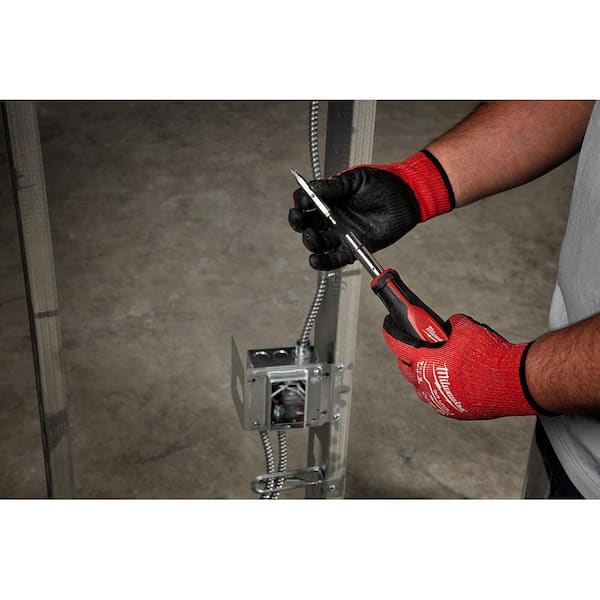 Milwaukee 11-in-1 Multi-Tip Screwdriver with ECX Driver Bits 48-22
