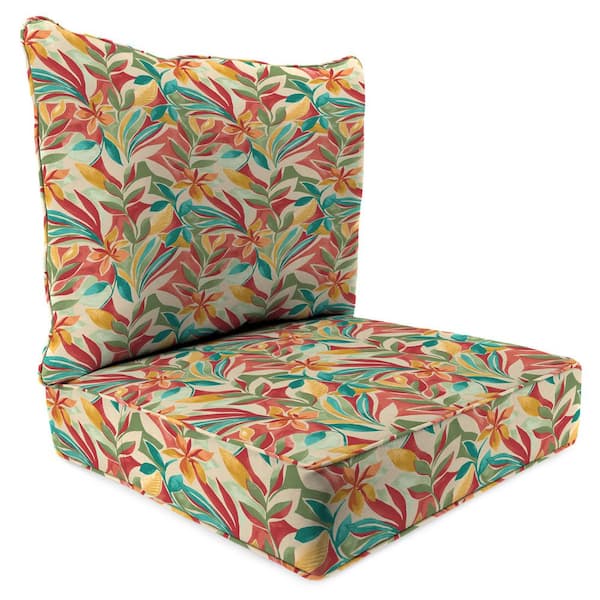 46.5 in. L x 24 in. W x 6 in. T Rectangular Outdoor Deep Seat Lounge Chair Cushion Set in Somap Sonoma