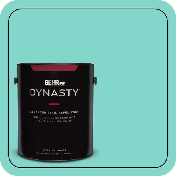 BEHR DYNASTY 1 gal. Home Decorators Collection #HDC-MD-09 Island Oasis One-Coat Hide Matte Interior Stain-Blocking Paint & Primer