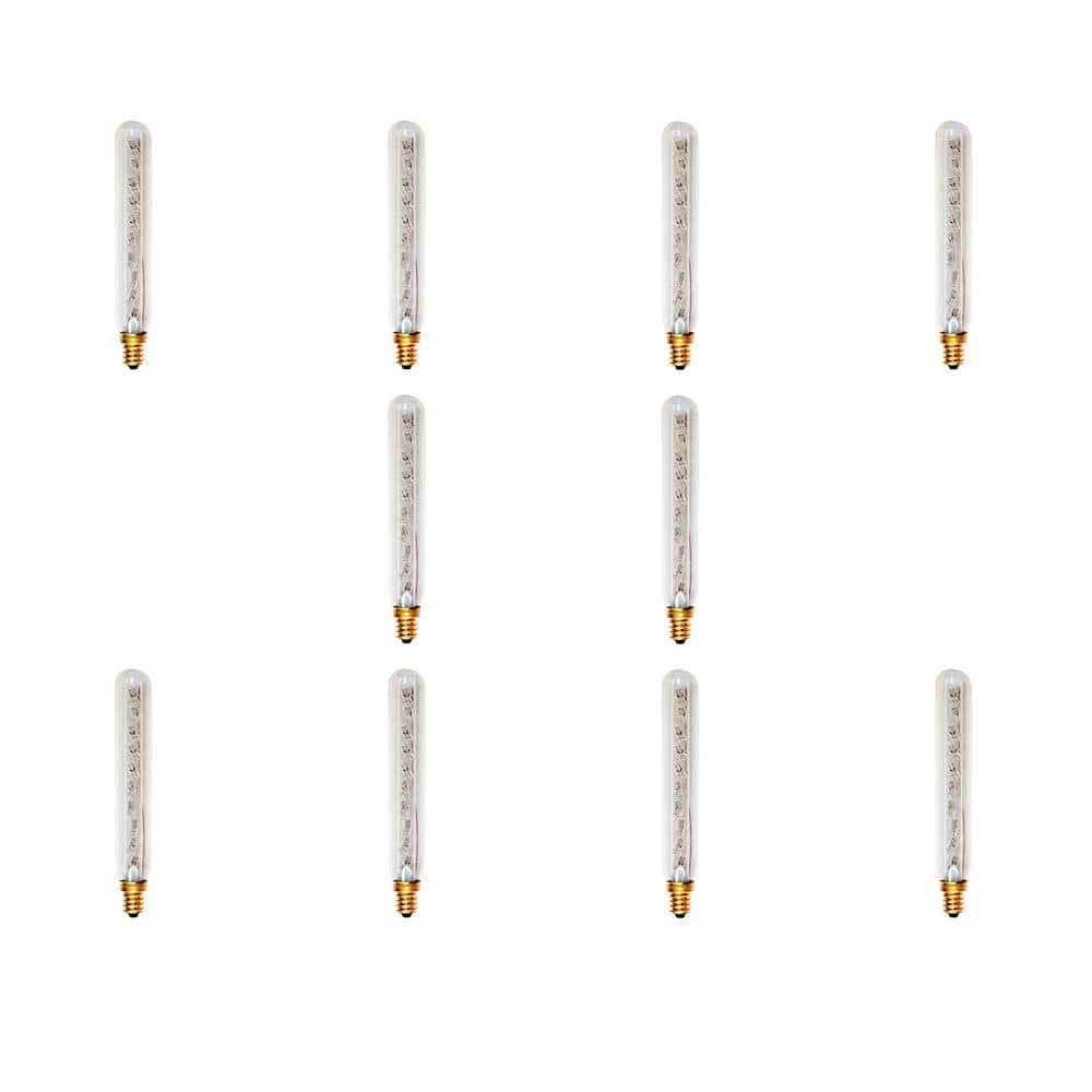 9-Watt T6.5 Candelabra Screw Incandescent Light Bulb 2700K Warm White Light