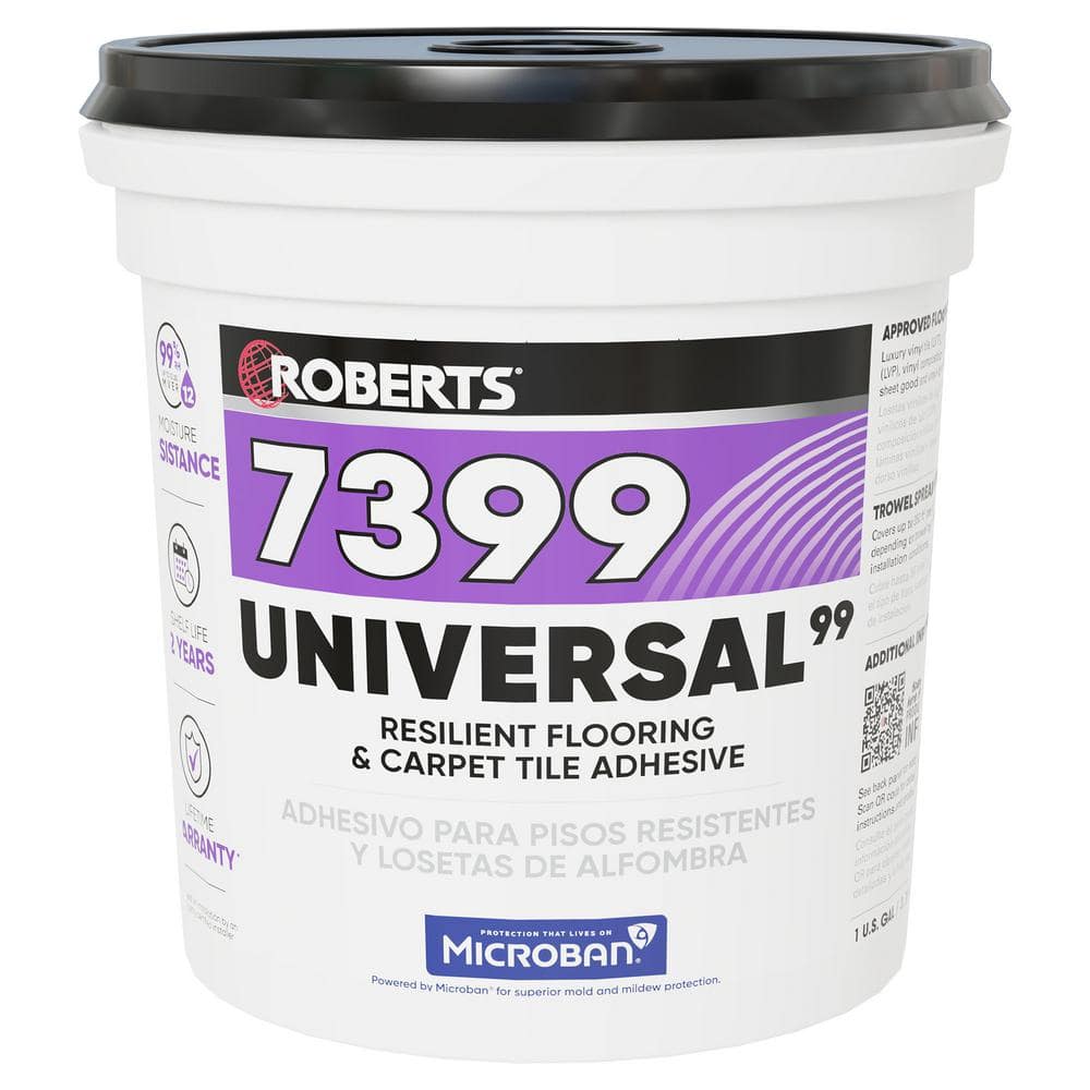 Universal 1 Gallon Resilient Flooring and Carpet Adhesive