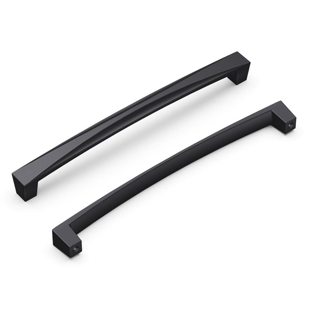 Crest Collection 7-9/16 in. (192 mm) Center to Center Matte Black Bar Cabinet Pull price history on PriceWatchPro