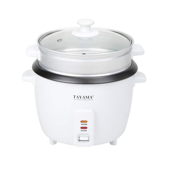 https://images.thdstatic.com/productImages/d141de76-733f-4795-b772-2cb694dd93e2/svn/white-tayama-rice-cookers-rc-8r-64_600.jpg