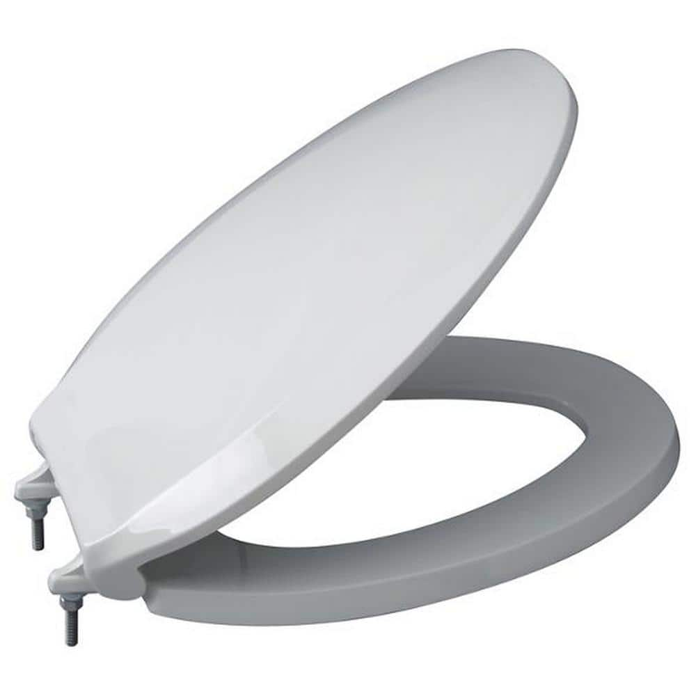 UPC 670240610842 product image for Elongated Closed Front Toilet Seat in White | upcitemdb.com