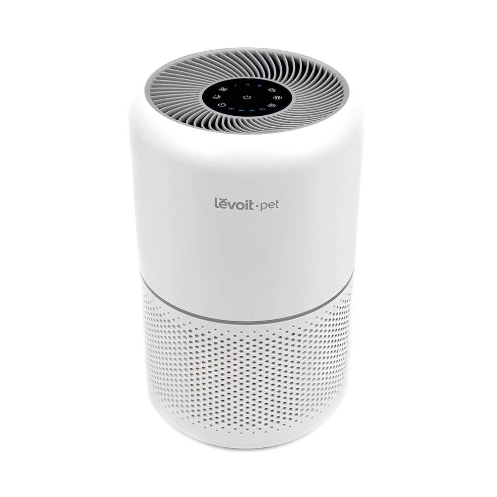 LEVOIT P350-P Pet Care (Coverage 300 sq.ft.) Activated Carbon Pet Allergy Filter Medium Room Air Purifier in White HEAPAPLVNUS0035 - The Home Depot