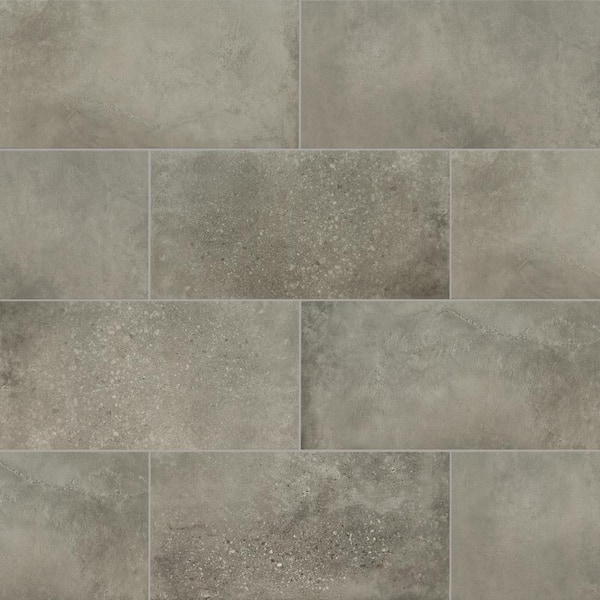 MSI Amstel Antracita 12 in. x 24 in. Matte Porcelain Floor and Wall Tile (48-Cases/672 sq. ft./Pallet)