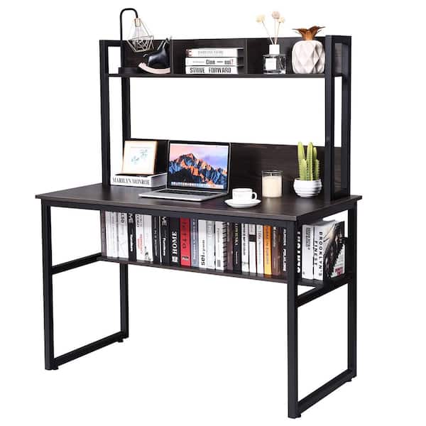 0 Drawer Computer Desk, Computer Desk With Hutch And Matching Bookcase
