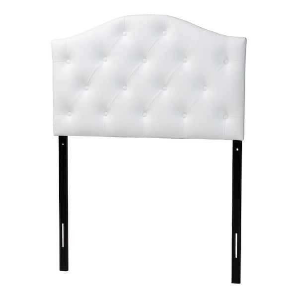 Baxton Studio Myra White Twin Headboard