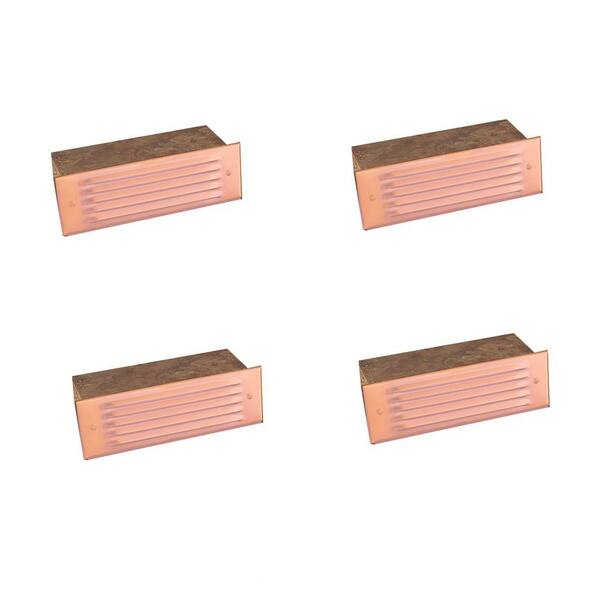 Illumine 1-Light Raw Copper Outdoor Deck Light (4-Pack)