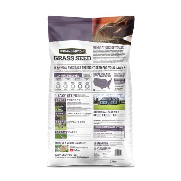 Pennington 50 lb. Annual Ryegrass Grass Seed-100082644 - The Home 