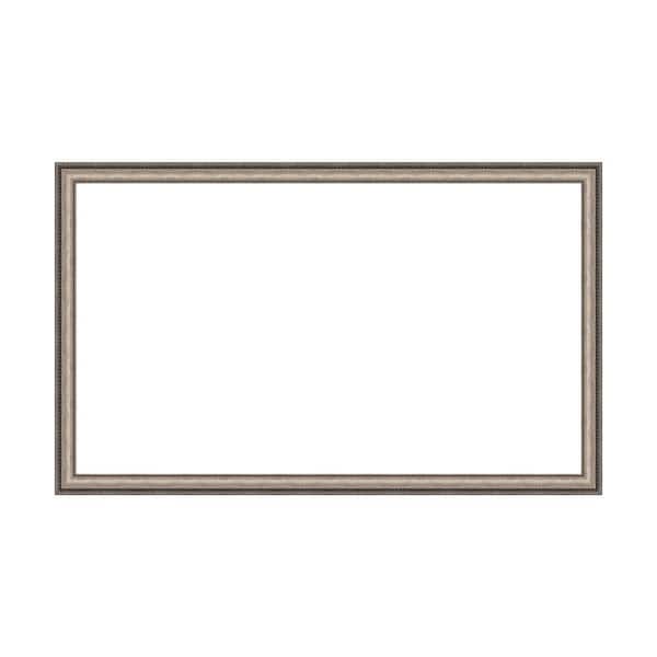 Amanti Art Mirror Makeover Lyla Ornate Silver 61.25 in. W x 37.25 in. H Bathroom Mirror Frame Border Kit-Fits a 60 x 36 mirror