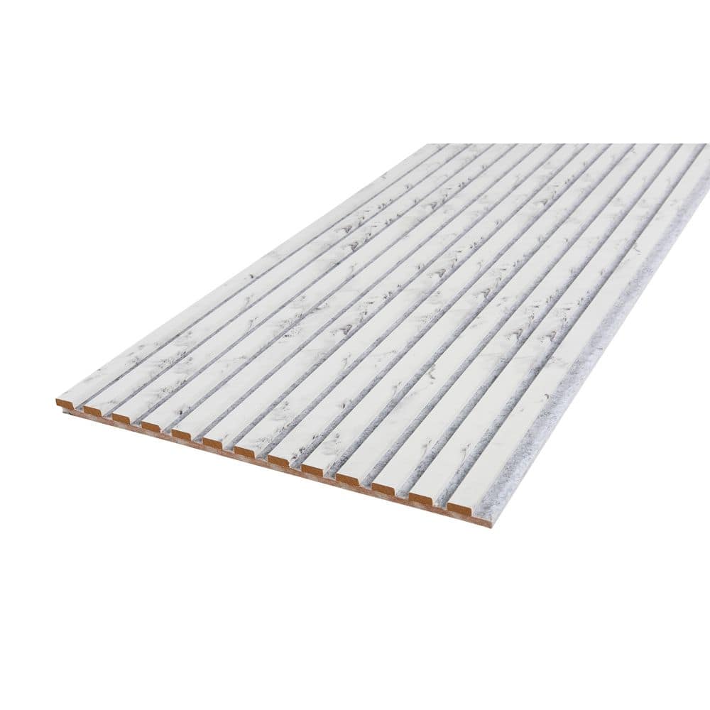 Stone Acoustic 0.70 in. x 20.47 in. x 96.06 in. Marble White CPL Laminate Sound Absorbing Wall Panel price history on PriceWatchPro