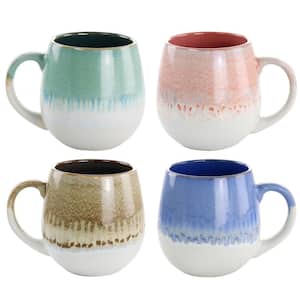 Avery Creek 4-Piece 19.1 oz. Assorted Colors Stoneware Mug Set