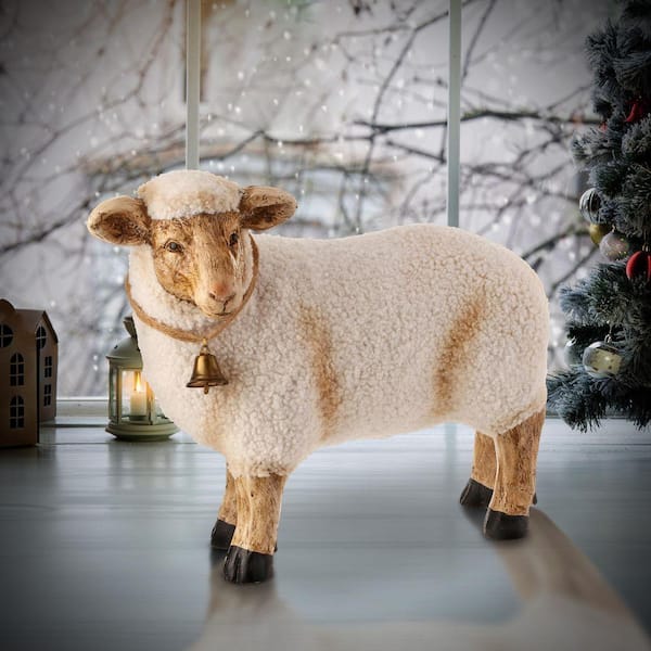 Regency International 20 in. Mgo With Faux Fur Metal Bell Standing