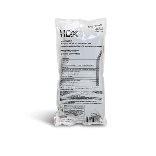 Black Neoprene Long Glove