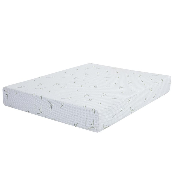 Full Medium Firm Memory Foam 8 in. Mattress Bed in a Box Mattress with Bamboo Cover