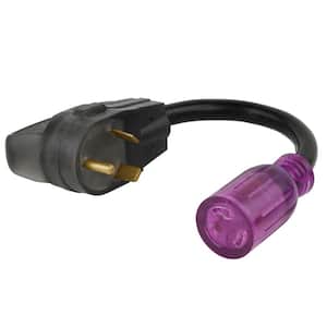 Color Connect 12/3 SJTW 120 V 1 ft. L 20 Amp Generator Extension Cord