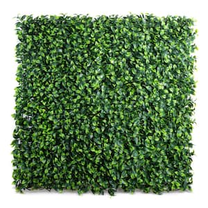 Superior UV Resistant Quality artificial foliage 20 in. x 20 in. Hedge gardenia panels (4pcs)