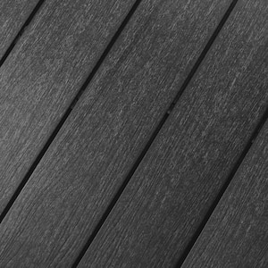 UltraShield Naturale Magellan 1 in. x 6 in. x 16 ft. Hawaiian Charcoal Solid w/ Groove Composite Decking Board (49-Pack)