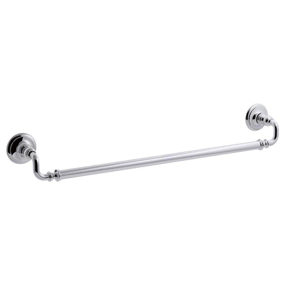 KOHLER Artifacts 24 in. Towel Bar in Polished Chrome K72568CP The
