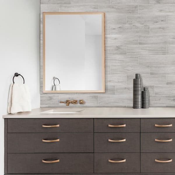 Chalet Greige 6 in. x 24 in. Porcelain Floor and Wall Tile (960 sq. ft./Pallet)