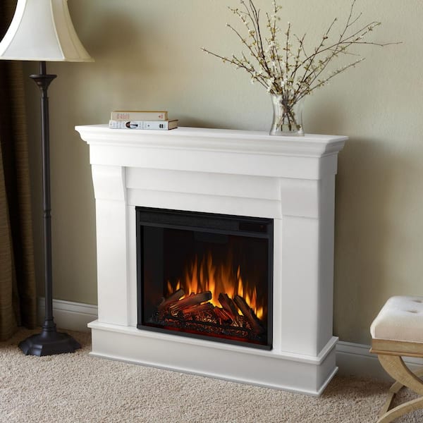 Real Flame Cau 41 In Electric, Gas Lamp Mantles Home Depot