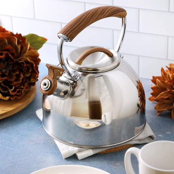 ホットケット222 Mr. Coffee Fremont 8-Cup Mirror Polish Stainless Steel Whistling