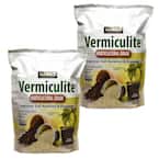8 Qt. Premium Horticultural Vermiculite for Indoor Plants and Gardening (2-Pack)